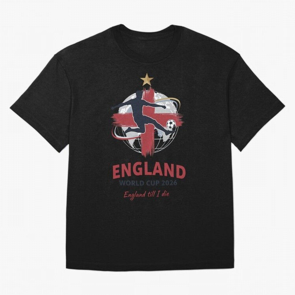 England - World Cup 2026 Fan Art Classic T-Shirt Follow Every Goal of FIFA World Cup 2026 Spirit, with Netherlands, CR7, Global Supporter Spirit, Legendary Goals, National Colors and Tournament Celebration; Perfect for Supporters Who Want Bold