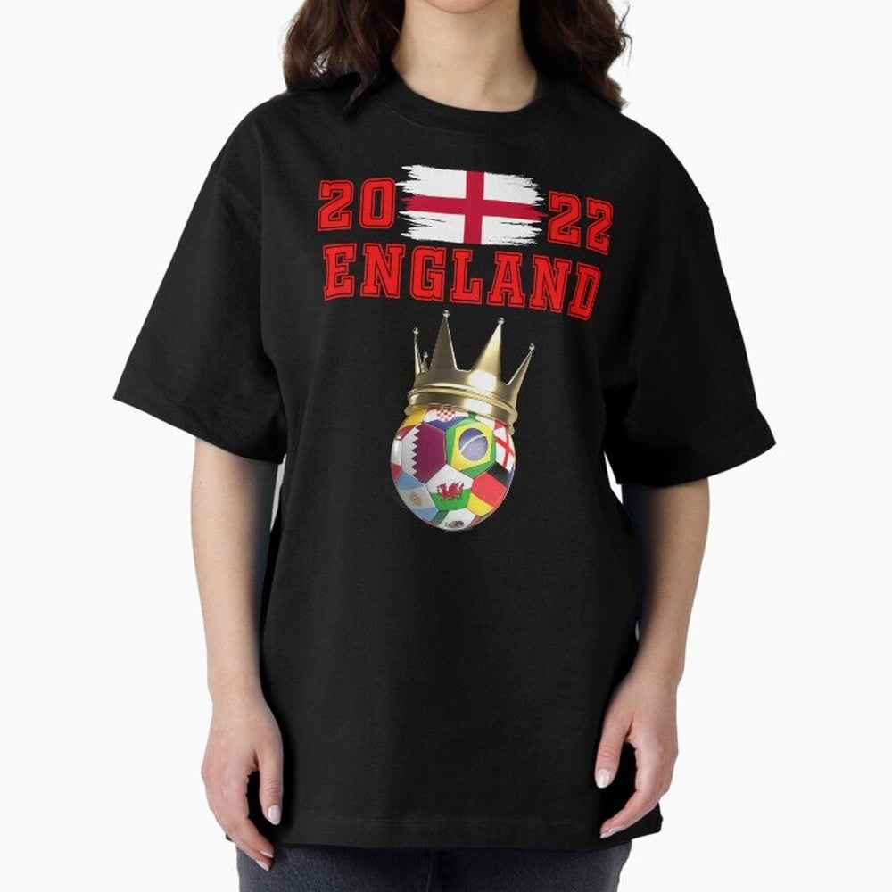 England soccer world cup jersey 2022 football Classic T-Shirt Upgrade FIFA World Cup 2026 USA Canada Mexico for Fans of Messi, Neymar and Mbappe and Argentina, Bringing Championship Spirit, Famous Goals, Roaring Crowds and International Football