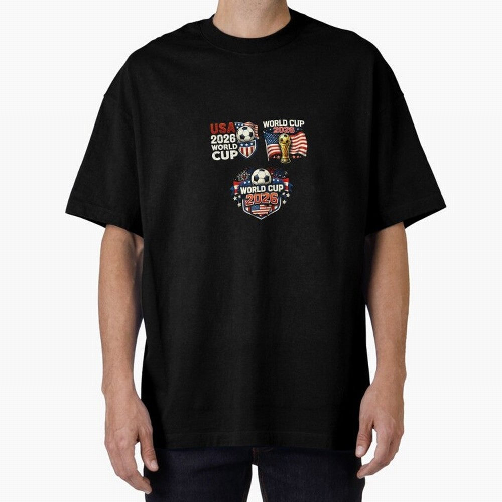 World Cup 2026 USA T-Shirt ¨C Soccer Football Fan Design | America Host Edition Classic T-Shirt Feel the Heartbeat of Global Football Passion for FIFA World Cup 2026 USA Canada Mexico, Made for Mbappe and Neymar, France, Goal Celebration Energy,