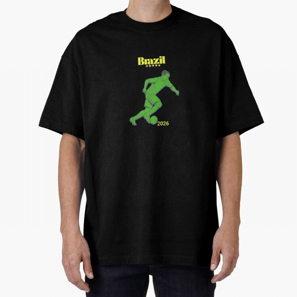 Brazil Soccer Classic T-Shirt Experience the Global Stage of Global Football Passion for FIFA World Cup 2026, Highlighting Cristiano Ronaldo, Haaland and CR7, France, Fan Favorite Moments, National Team Passion, Big Match Drama and Soccer History;