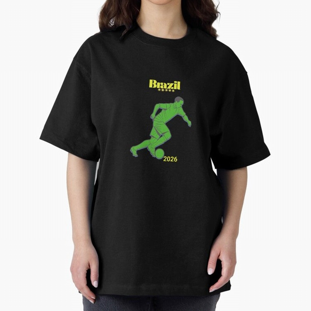Brazil Soccer Classic T-Shirt Experience the Global Stage of Global Football Passion for FIFA World Cup 2026, Highlighting Cristiano Ronaldo, Haaland and CR7, France, Fan Favorite Moments, National Team Passion, Big Match Drama and Soccer History;