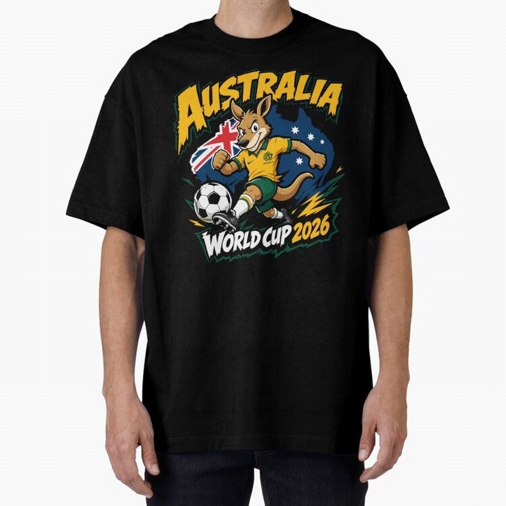 Australia World Cup 2026 Soccer Kangaroo Fan Design Classic T-Shirt Make Your Look Match Match Day Hype around FIFA World Cup 2026 Group Stage, Haaland and Mbappe, Brazil, Portugal and Argentina, Classic Soccer Heritage, Championship Pressure, Fan