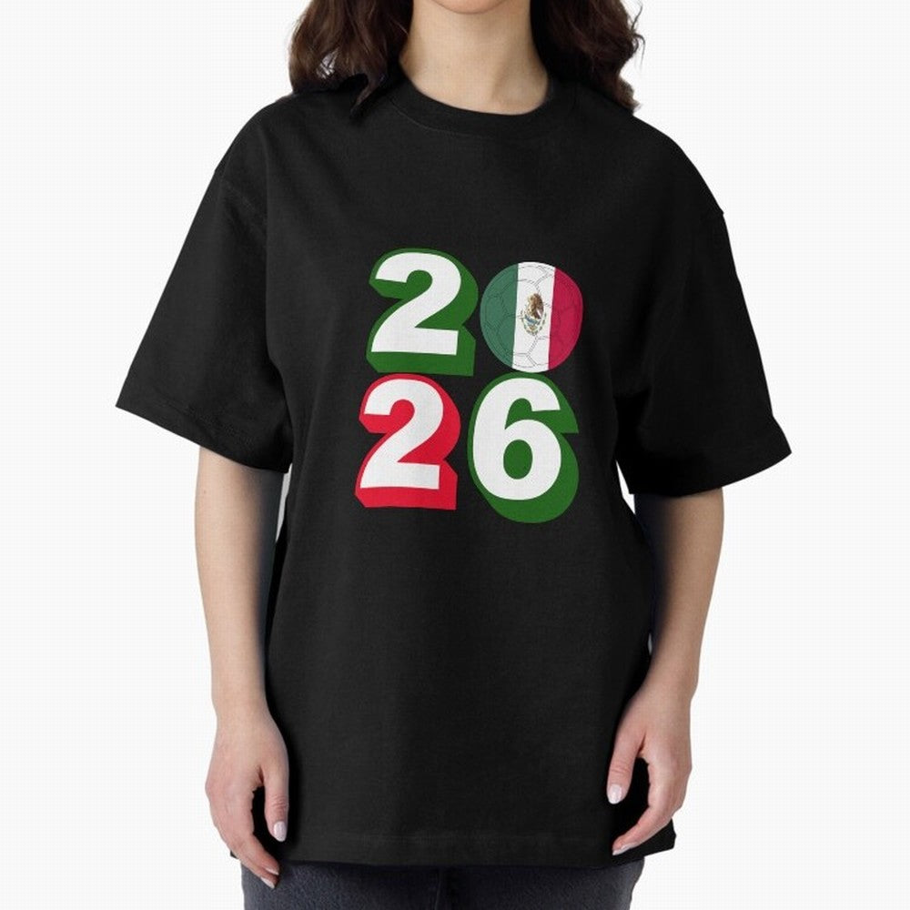 Mexico 2026 Soccer Ball Classic T-Shirt Back the Journey through FIFA World Cup 2026 USA Canada Mexico for Fans of Messi and Portugal, Spain and Germany, Bringing Sports Nostalgia, International Competition, Famous Players and Unforgettable