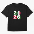 Mexico 2026 Soccer Ball Classic T-Shirt Back the Journey through FIFA World Cup 2026 USA Canada Mexico for Fans of Messi and Portugal, Spain and Germany, Bringing Sports Nostalgia, International Competition, Famous Players and Unforgettable
