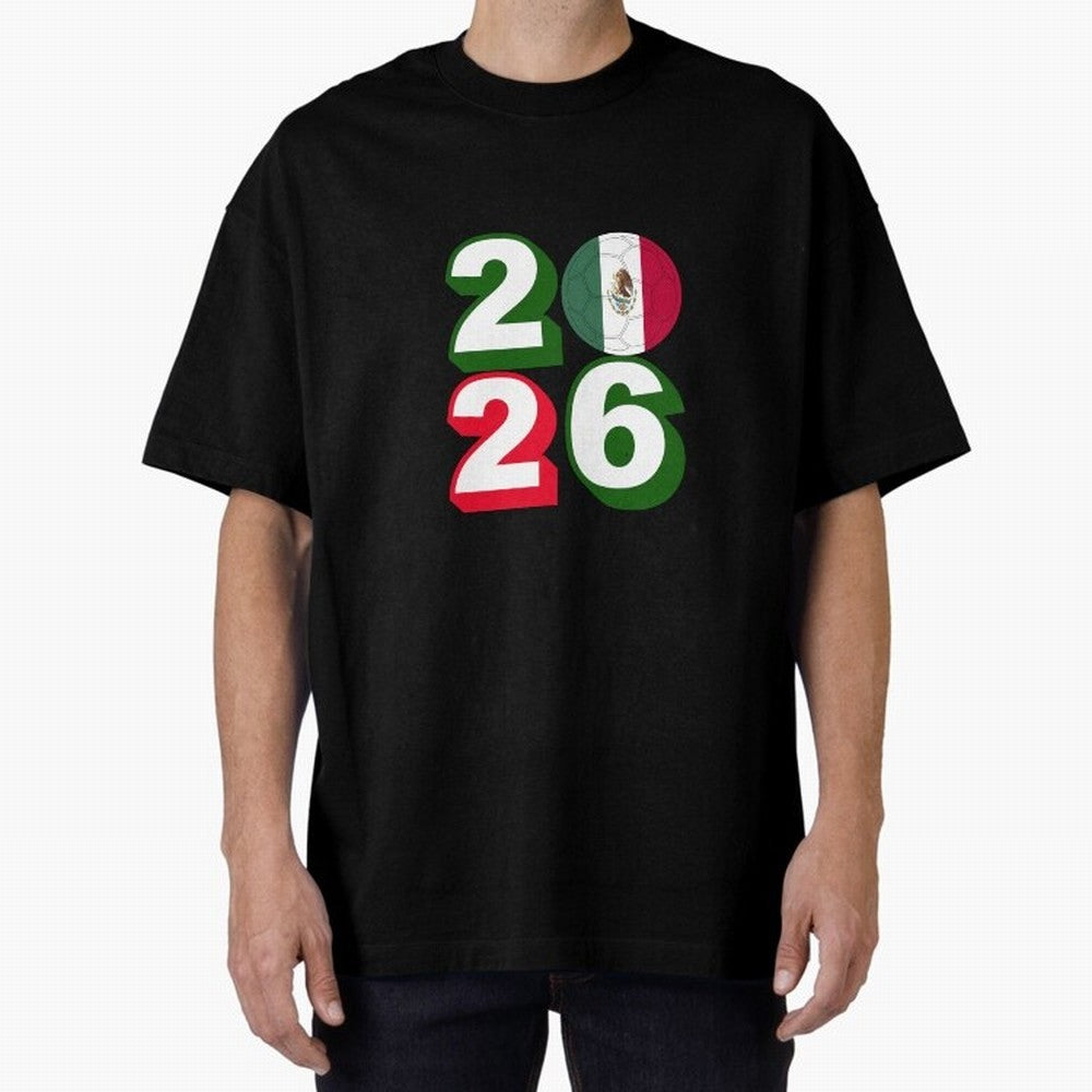 Mexico 2026 Soccer Ball Classic T-Shirt Back the Journey through FIFA World Cup 2026 USA Canada Mexico for Fans of Messi and Portugal, Spain and Germany, Bringing Sports Nostalgia, International Competition, Famous Players and Unforgettable