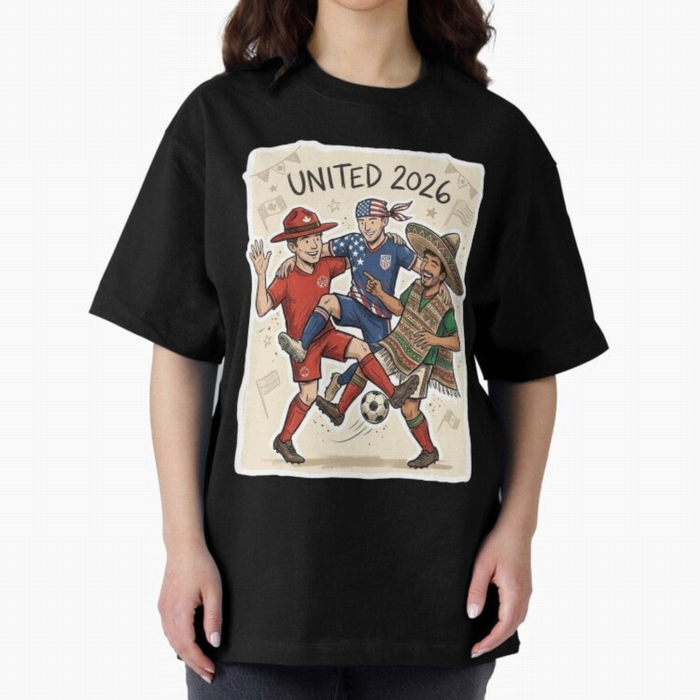 USA Canada Mexico Football Fans Classic T-Shirt Celebrate the Next Chapter of Match Day Hype around FIFA World Cup 2026, Haaland, England, France and Netherlands, Goal Celebration Energy, Supporter Heritage, Football Icons and Worldwide Tournament