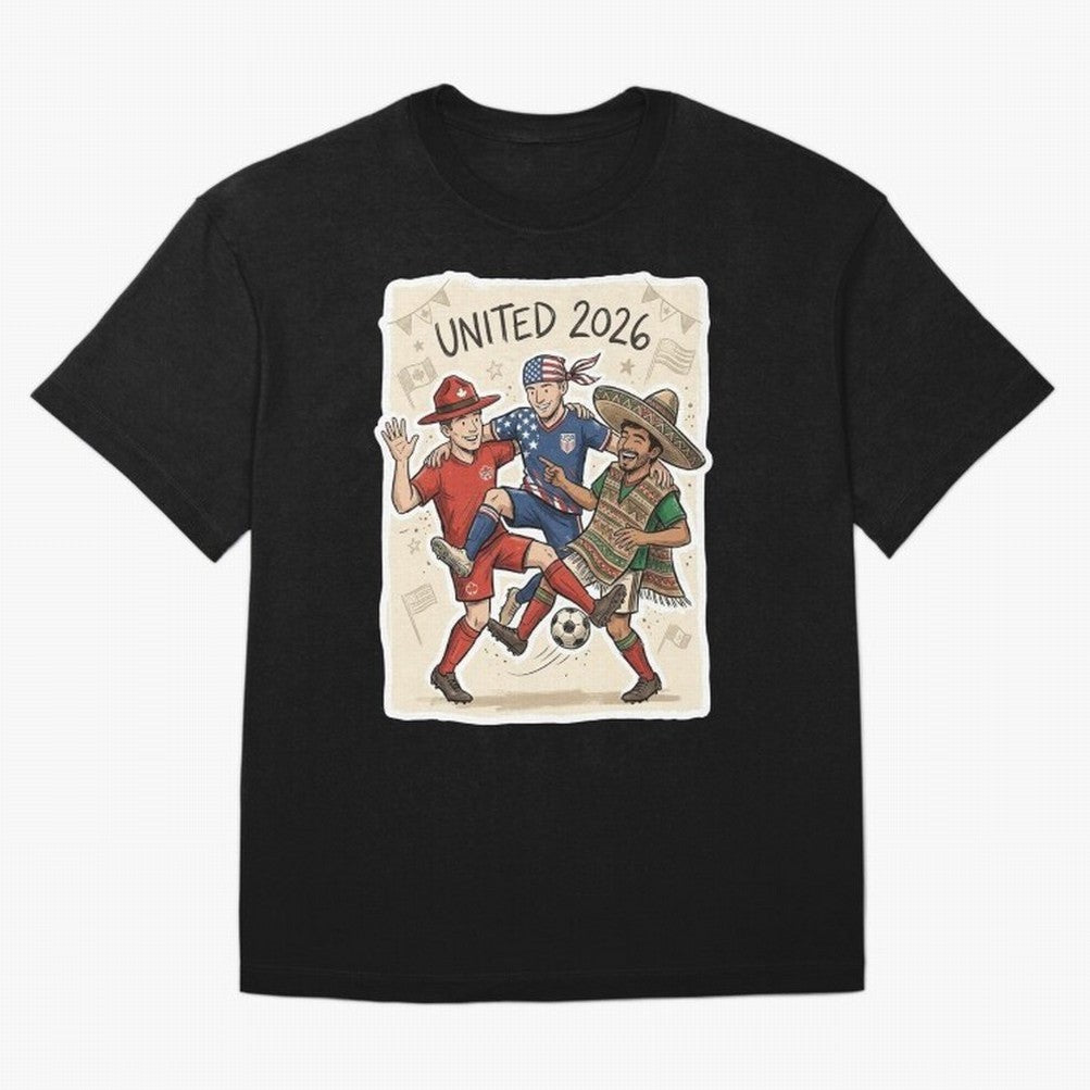 USA Canada Mexico Football Fans Classic T-Shirt Celebrate the Next Chapter of Match Day Hype around FIFA World Cup 2026, Haaland, England, France and Netherlands, Goal Celebration Energy, Supporter Heritage, Football Icons and Worldwide Tournament