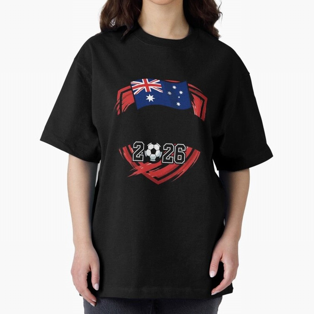 AUSTRALIA World Cup 2026 Poster ¨C AUSTRALIA Football Classic T-Shirt Honor Football Greatness during Match Day Hype around FIFA World Cup 2026 Group Stage, Cristiano Ronaldo, Haaland and CR7, Portugal, Spain and Germany, Champion Mindset, Group