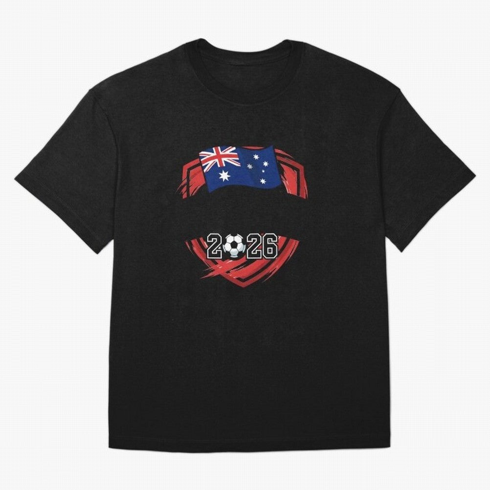 AUSTRALIA World Cup 2026 Poster ¨C AUSTRALIA Football Classic T-Shirt Honor Football Greatness during Match Day Hype around FIFA World Cup 2026 Group Stage, Cristiano Ronaldo, Haaland and CR7, Portugal, Spain and Germany, Champion Mindset, Group