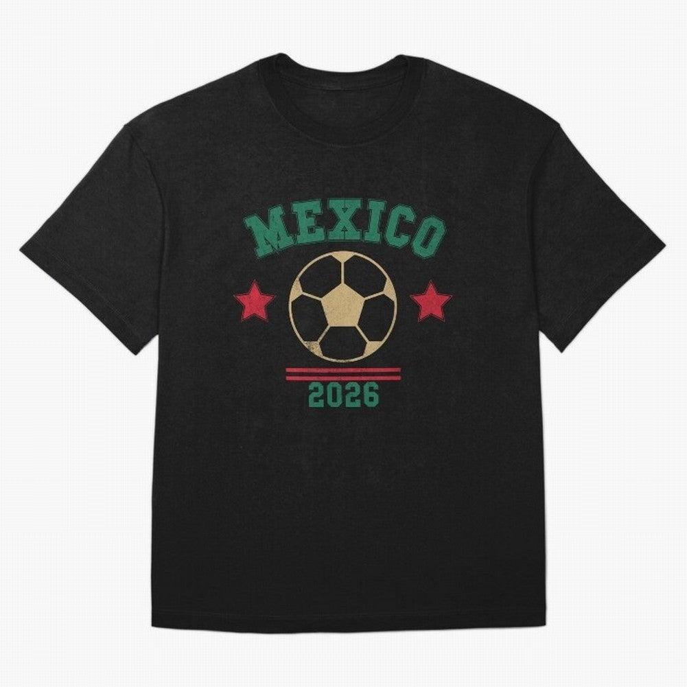 Mexico Soccer Fan 2026 Jersey Style Design Classic T-Shirt Bring Supporter Culture to FIFA World Cup 2026 USA Canada Mexico Capturing CR7, Portugal, Spain and Germany Energy, Worldwide Fan Energy, Dramatic Goals, Stadium Lights and Championship