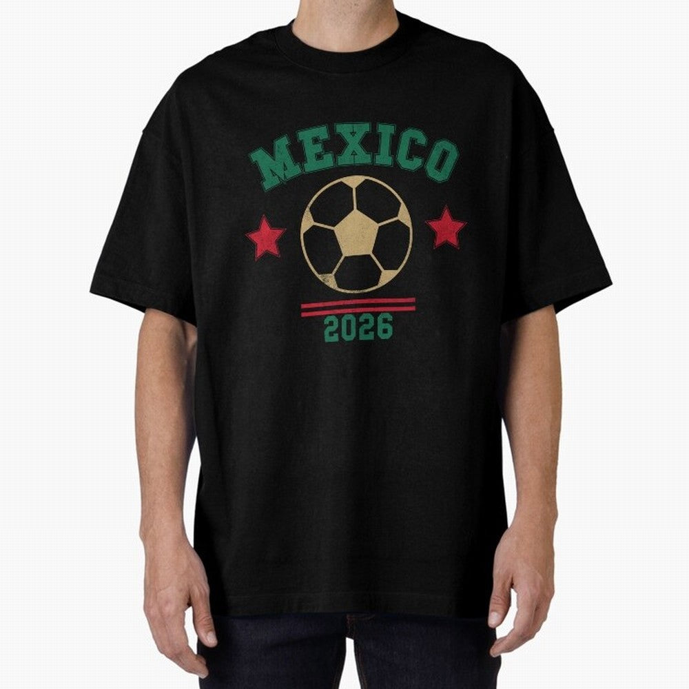 Mexico Soccer Fan 2026 Jersey Style Design Classic T-Shirt Bring Supporter Culture to FIFA World Cup 2026 USA Canada Mexico Capturing CR7, Portugal, Spain and Germany Energy, Worldwide Fan Energy, Dramatic Goals, Stadium Lights and Championship