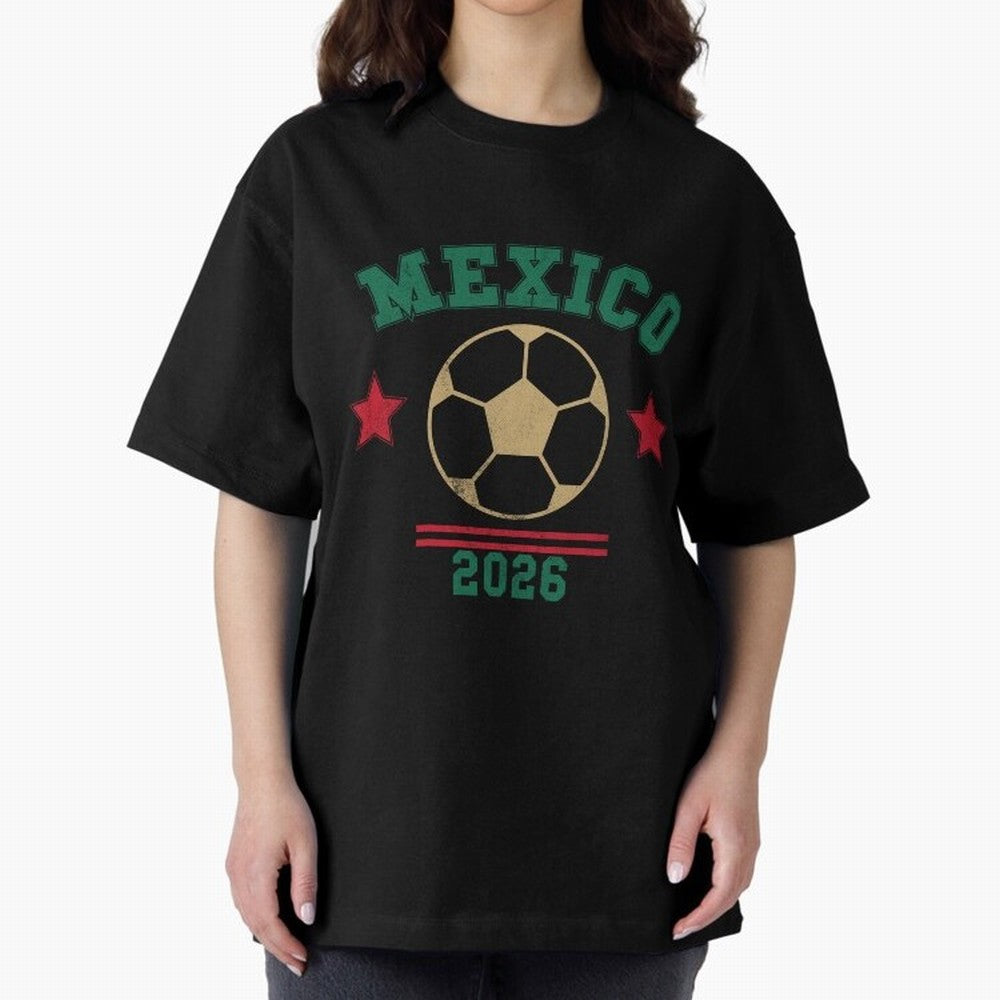 Mexico Soccer Fan 2026 Jersey Style Design Classic T-Shirt Bring Supporter Culture to FIFA World Cup 2026 USA Canada Mexico Capturing CR7, Portugal, Spain and Germany Energy, Worldwide Fan Energy, Dramatic Goals, Stadium Lights and Championship
