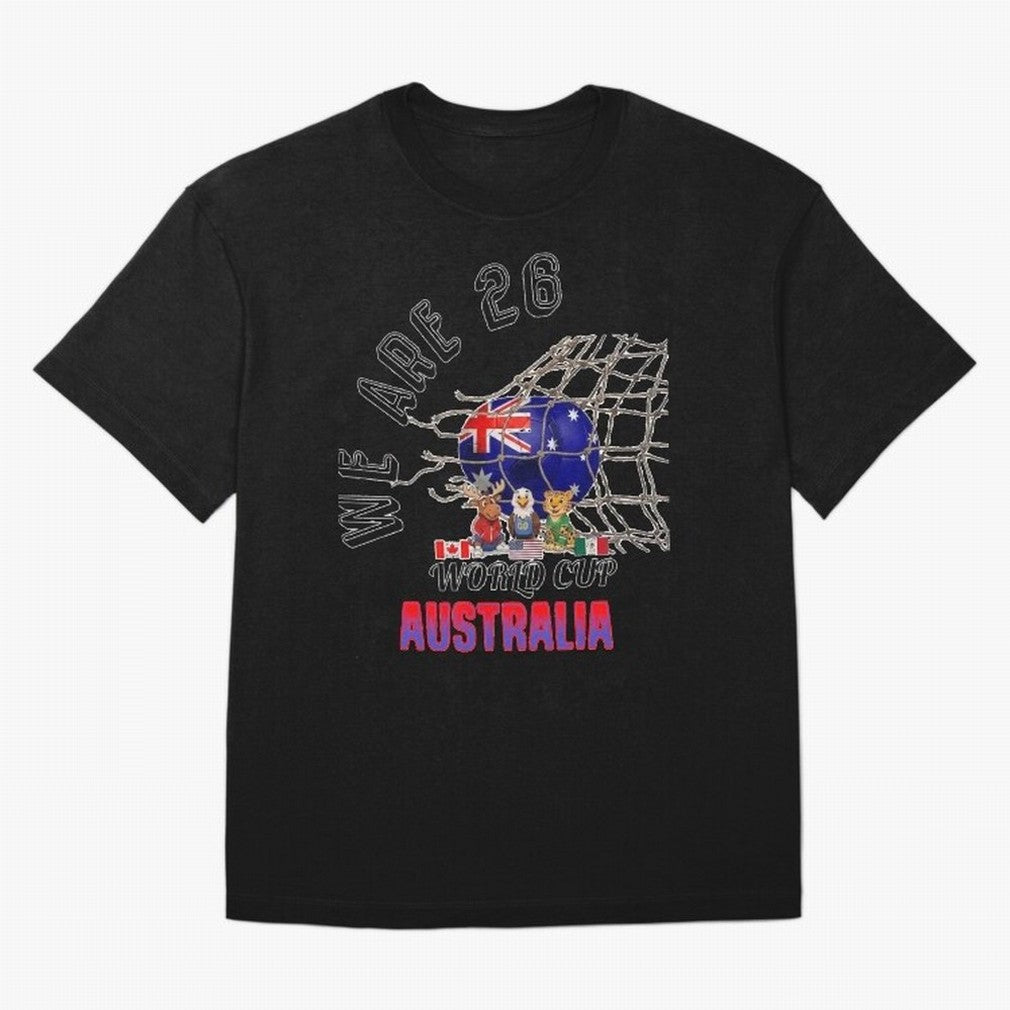 World cup 26 - Australia Classic T-Shirt Follow FIFA World Cup 2026 USA Canada Mexico Featuring Messi and Cristiano Ronaldo, Argentina Energy, Football Passion, Legendary Performances, Festival Vibes and Supporter Community; Ideal for Fans Who