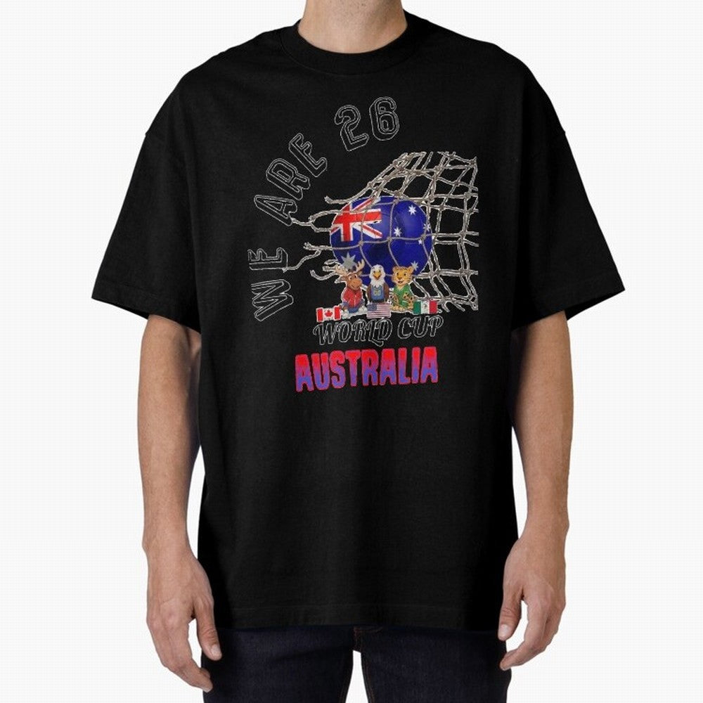 World cup 26 - Australia Classic T-Shirt Follow FIFA World Cup 2026 USA Canada Mexico Featuring Messi and Cristiano Ronaldo, Argentina Energy, Football Passion, Legendary Performances, Festival Vibes and Supporter Community; Ideal for Fans Who