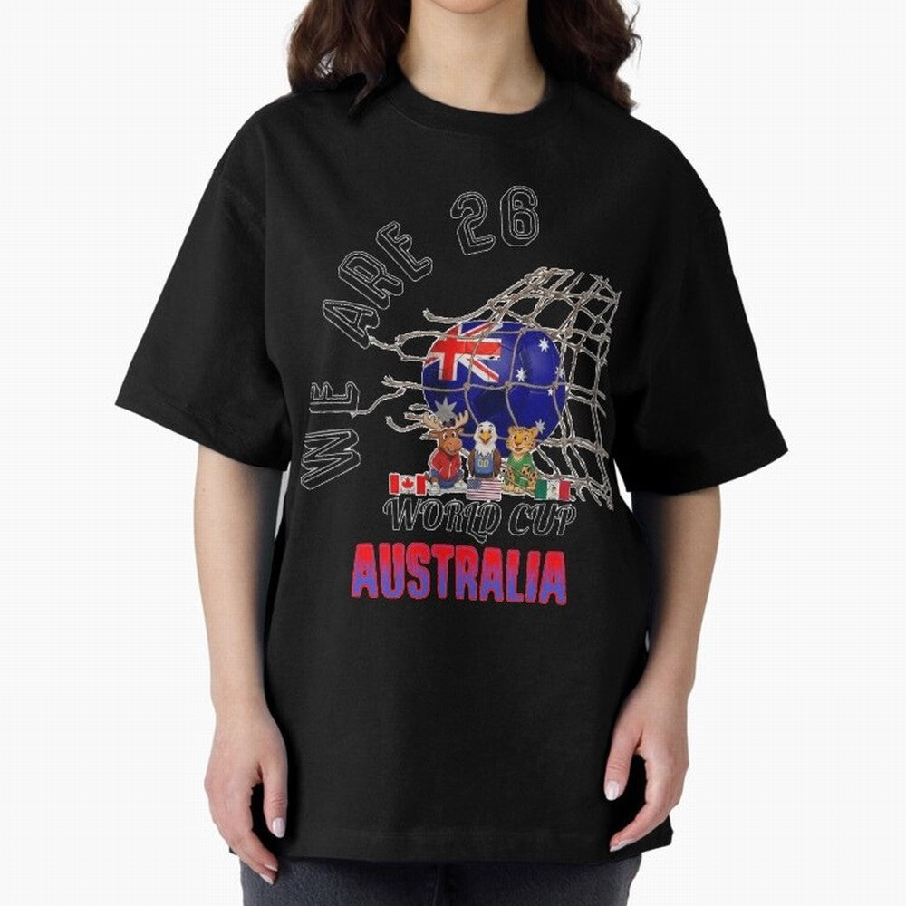World cup 26 - Australia Classic T-Shirt Follow FIFA World Cup 2026 USA Canada Mexico Featuring Messi and Cristiano Ronaldo, Argentina Energy, Football Passion, Legendary Performances, Festival Vibes and Supporter Community; Ideal for Fans Who