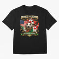 Road to 2026 Soccer Tournament - USA Mexico Canada Flags Classic T-Shirt Feel the Trophy Chase of the FIFA World Cup 2026 Journey through Messi Highlights, Brazil Pride, Football Festival Excitement, Trophy Ambitions, Country Rivalries and Star