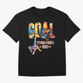 Goal World Soccer Championship 2026 Classic T-Shirt Carry the Dream of FIFA World Cup 2026 USA Canada Mexico for Fans of Haaland and Mbappe and France, Bringing Classic Soccer Heritage, Championship Pressure, Fan Loyalty and International Pride;