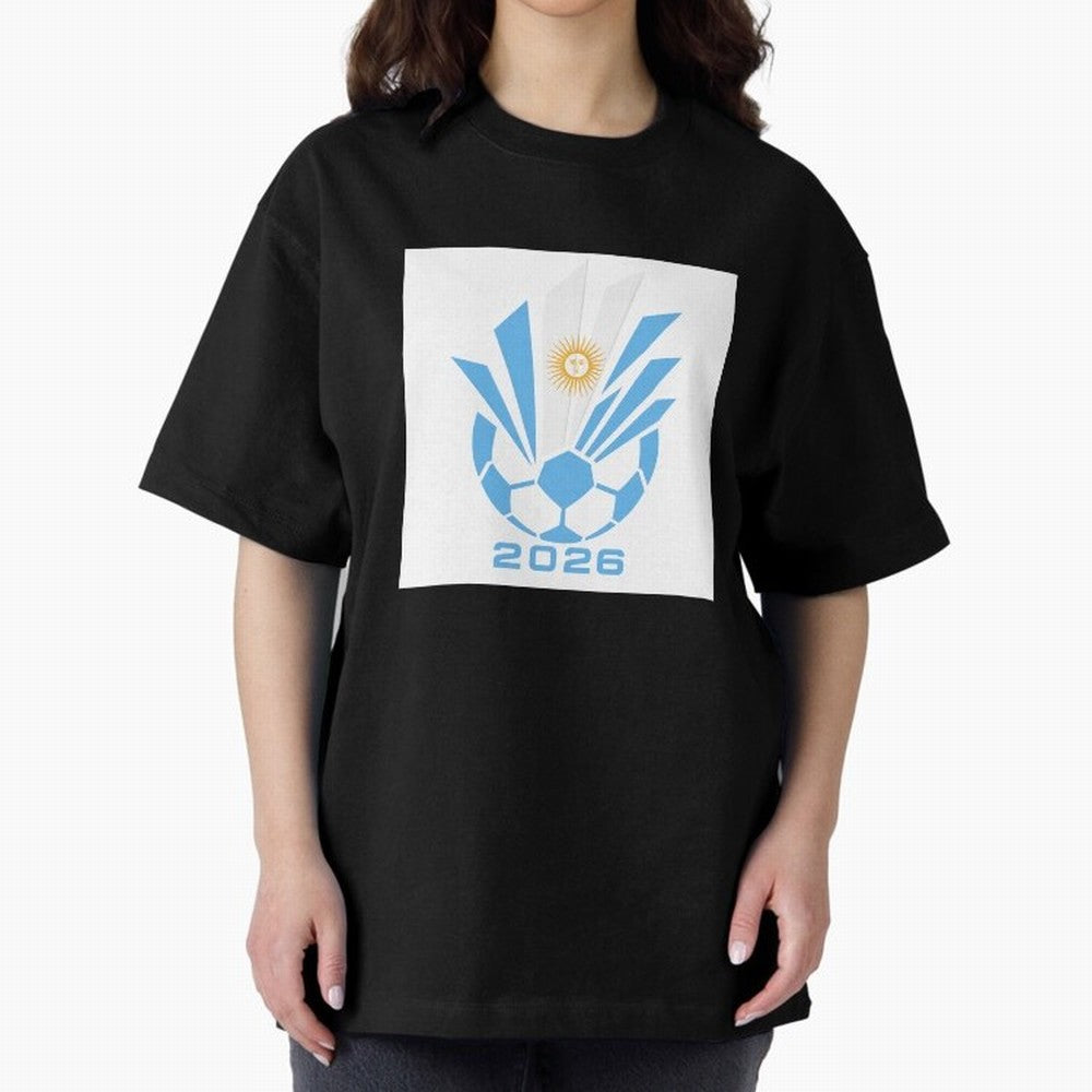 Argentina Soccer 2026 Sun Burst Emblem Classic T-Shirt Show Championship Spirit for the FIFA World Cup 2026 Group Stage Journey through Mbappe Highlights, Spain and Netherlands Pride, Global Supporter Spirit, Legendary Goals, National Colors and