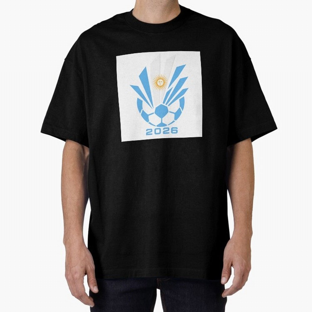 Argentina Soccer 2026 Sun Burst Emblem Classic T-Shirt Show Championship Spirit for the FIFA World Cup 2026 Group Stage Journey through Mbappe Highlights, Spain and Netherlands Pride, Global Supporter Spirit, Legendary Goals, National Colors and