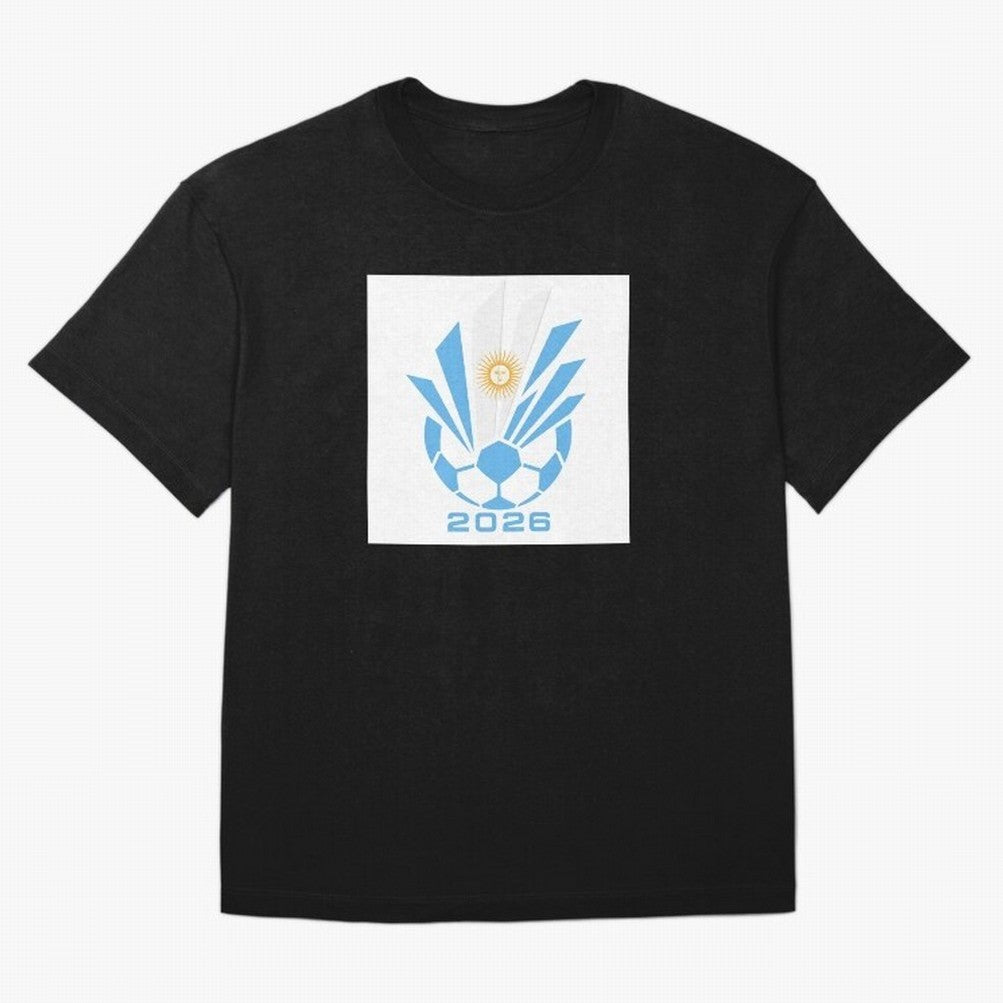 Argentina Soccer 2026 Sun Burst Emblem Classic T-Shirt Show Championship Spirit for the FIFA World Cup 2026 Group Stage Journey through Mbappe Highlights, Spain and Netherlands Pride, Global Supporter Spirit, Legendary Goals, National Colors and