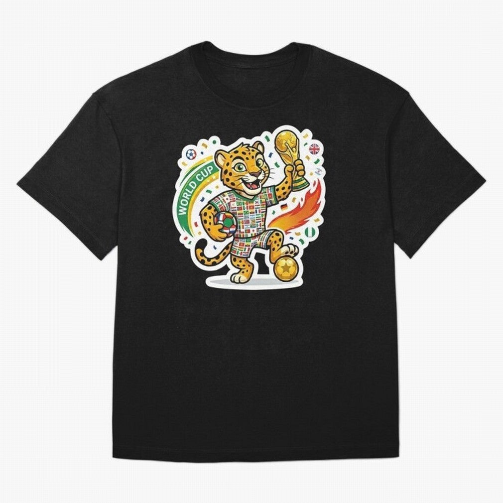 WorldCup Classic T-Shirt Enjoy Match Day Hype around FIFA World Cup 2026, Mbappe, France and Portugal, Football Festival Excitement, Trophy Ambitions, Country Rivalries and Star Player Buzz; Ideal for Football Dads, Football Moms, Friends,