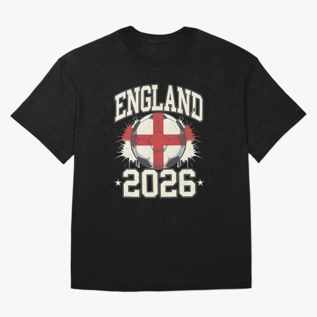 England 2026 World Cup for Football Fans and Teams Classic T-Shirt Follow Every Goal of FIFA World Cup 2026 Group Stage Spirit, Featuring Germany, CR7, Classic Soccer Heritage, Championship Pressure, Fan Loyalty and International Pride; Ideal for