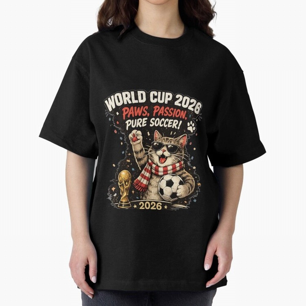 World Cup 2026 Funny Cat Soccer Retro Shirt Classic T-Shirt Bring Global Tournament Vibes to FIFA World Cup 2026 Built around Messi, Neymar and Mbappe, Brazil, Portugal and Argentina Energy, Tournament Hype, Historic Matchups, Family Viewing