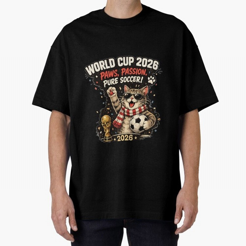 World Cup 2026 Funny Cat Soccer Retro Shirt Classic T-Shirt Bring Global Tournament Vibes to FIFA World Cup 2026 Built around Messi, Neymar and Mbappe, Brazil, Portugal and Argentina Energy, Tournament Hype, Historic Matchups, Family Viewing