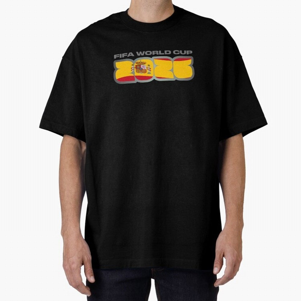 Spain 2026 La Furia Roja Football Fan Classic T-Shirt Bring Retro Soccer Energy to the FIFA World Cup 2026 USA Canada Mexico Journey through CR7 and Messi Highlights, England, France and Netherlands Pride, Global Supporter Spirit, Legendary Goals,