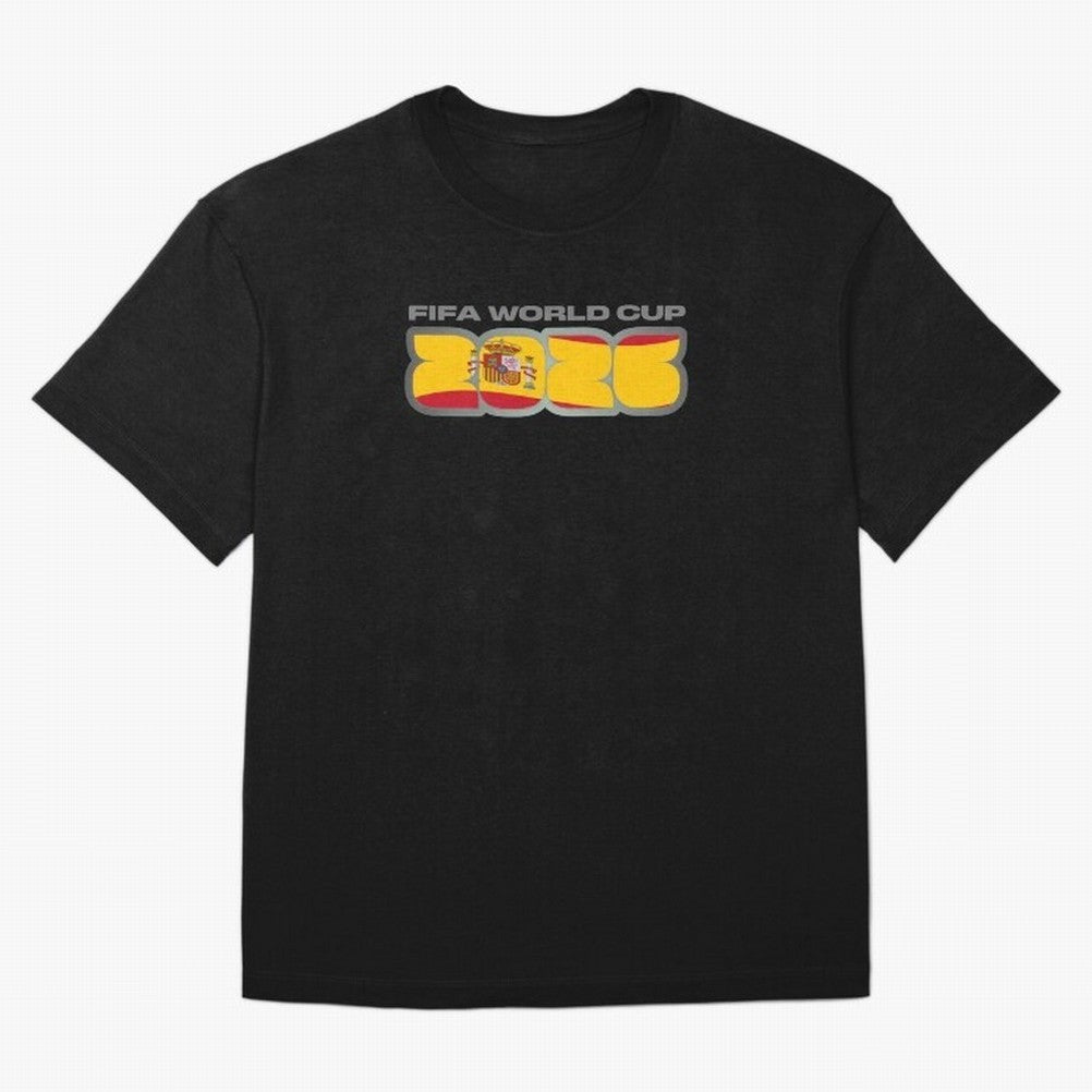 Spain 2026 La Furia Roja Football Fan Classic T-Shirt Bring Retro Soccer Energy to the FIFA World Cup 2026 USA Canada Mexico Journey through CR7 and Messi Highlights, England, France and Netherlands Pride, Global Supporter Spirit, Legendary Goals,