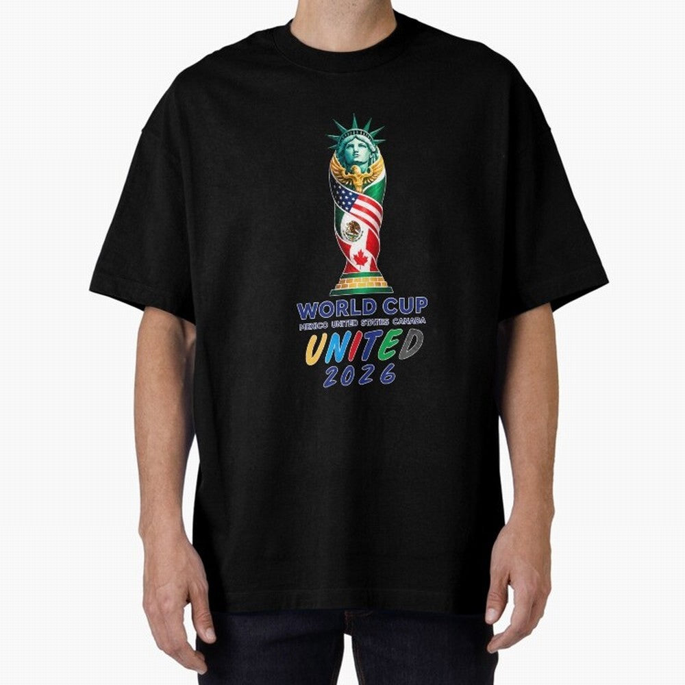 World Cup United 2026 Mexico USA Canada Soccer Design Classic T-Shirt Honor Football Greatness during FIFA World Cup 2026 Group Stage for Fans of Mbappe and England, Bringing Retro Football Energy, Iconic Rivalries, Trophy Chase Drama and Stadium