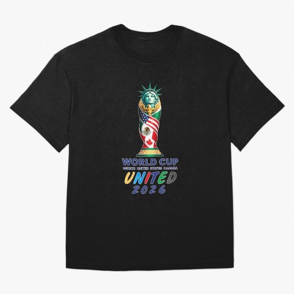 World Cup United 2026 Mexico USA Canada Soccer Design Classic T-Shirt Honor Football Greatness during FIFA World Cup 2026 Group Stage for Fans of Mbappe and England, Bringing Retro Football Energy, Iconic Rivalries, Trophy Chase Drama and Stadium