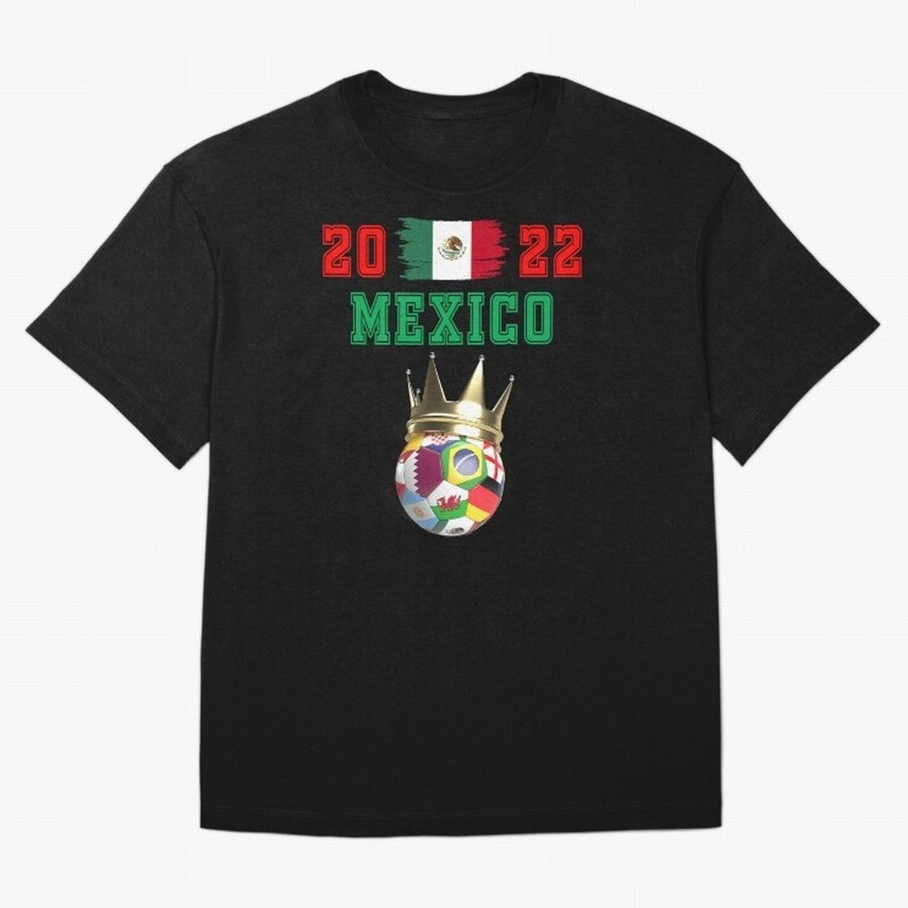 Mexico soccer world cup jersey 2022 football Classic T-Shirt Spotlight FIFA World Cup 2026 for Fans of Messi, CR7 and Mbappe and Portugal, Bringing Global Supporter Spirit, Legendary Goals, National Colors and Tournament Celebration; Perfect for