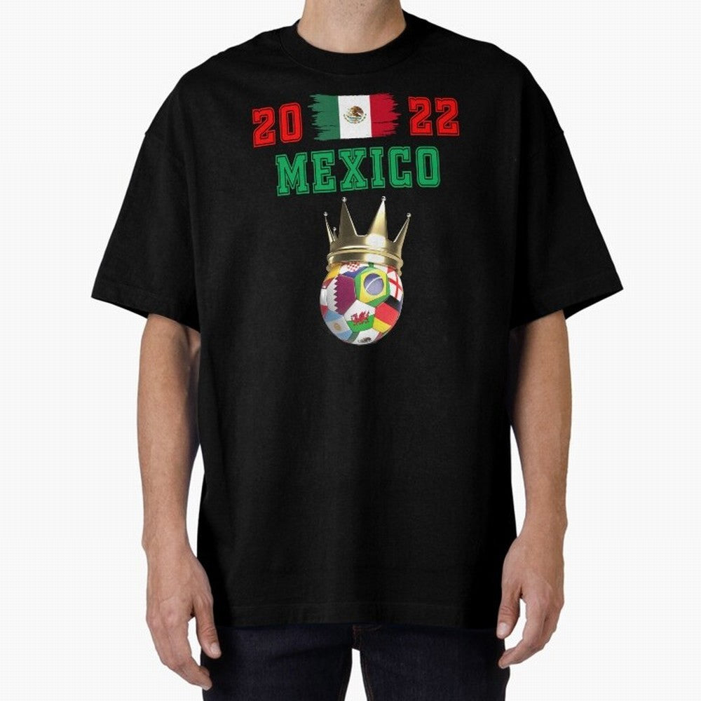 Mexico soccer world cup jersey 2022 football Classic T-Shirt Spotlight FIFA World Cup 2026 for Fans of Messi, CR7 and Mbappe and Portugal, Bringing Global Supporter Spirit, Legendary Goals, National Colors and Tournament Celebration; Perfect for