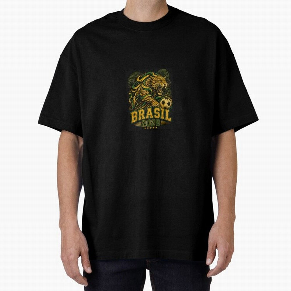 Samba Flame - Brasil World Cup 2026 Fan shirt Classic T-Shirt Celebrate Classic Football Spirit in Global Football Passion for FIFA World Cup 2026 Group Stage, Connected to Messi, Neymar and Mbappe, Argentina and Brazil, Global Supporter Spirit,