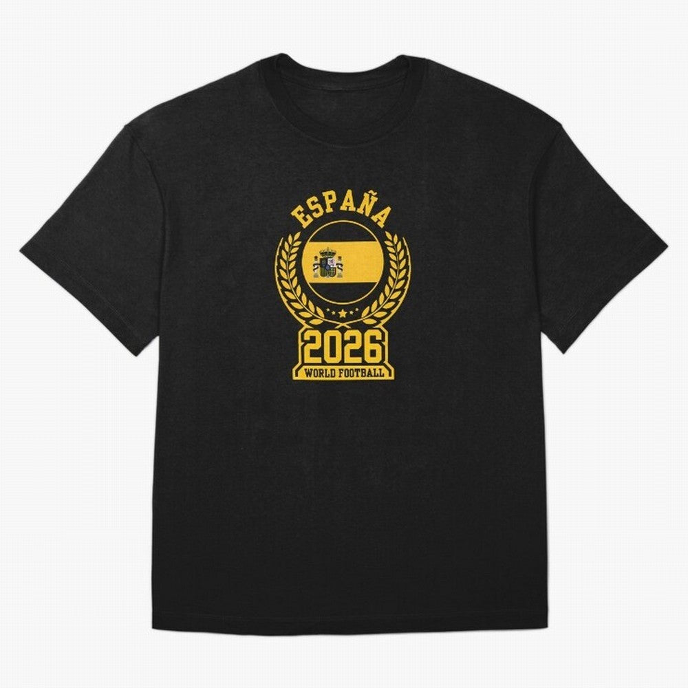 Spain World Football 2026 T-Shirt_87604013 Classic T-Shirt Keep Football History Alive during FIFA World Cup 2026 Group Stage Spirit, Connected to England and Germany, CR7 and Messi, Football Festival Excitement, Trophy Ambitions, Country Rivalries