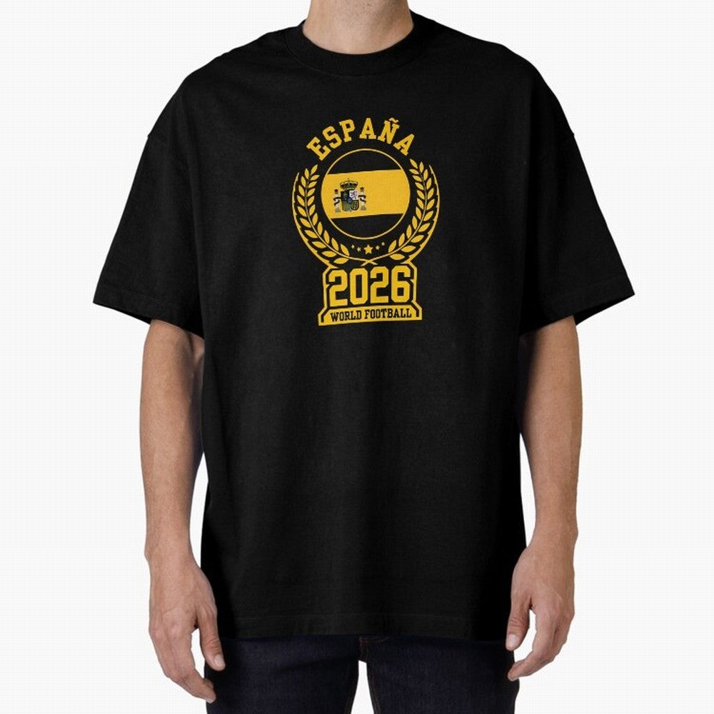 Spain World Football 2026 T-Shirt_87604013 Classic T-Shirt Keep Football History Alive during FIFA World Cup 2026 Group Stage Spirit, Connected to England and Germany, CR7 and Messi, Football Festival Excitement, Trophy Ambitions, Country Rivalries