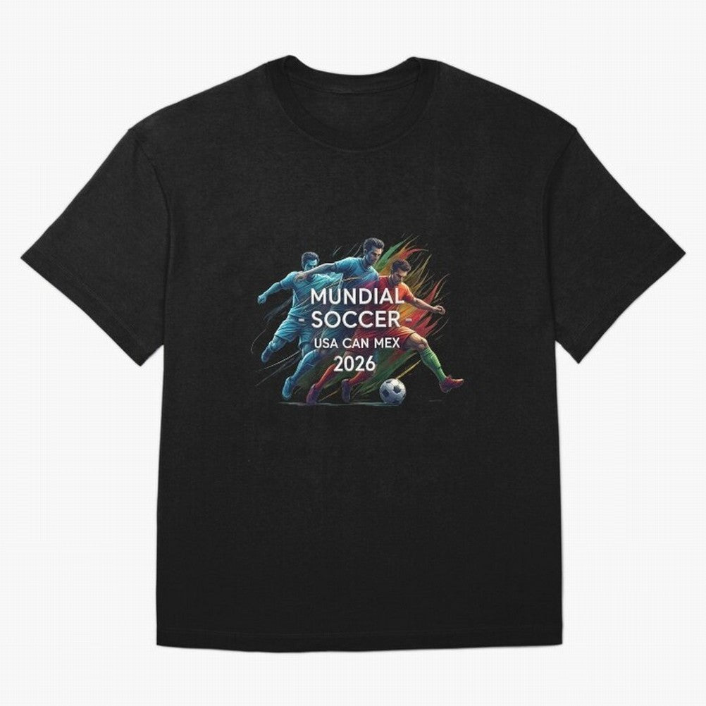 Mundial Soccer 2026 Classic T-Shirt Follow the Road to Global Football Passion for FIFA World Cup 2026, Filled with Neymar, Brazil, Match Day Excitement, Supporter Culture, Golden Goals and Global Football Passion; Ideal for Fans Who Follow Messi,
