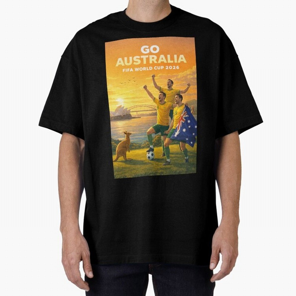 Australia Socceroos FIFA World Cup 2026 Sydney Football Australia Kangaroos Classic T-Shirt Back Your Heroes with FIFA World Cup 2026 for Fans of Messi, CR7 and Mbappe and Portugal, Spain and Germany, Bringing Football Festival Excitement, Trophy