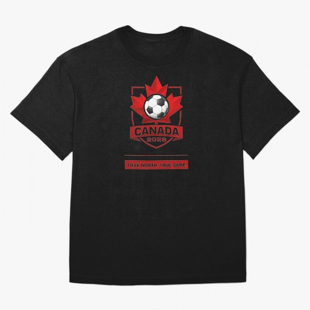 Canada Soccer 2026 Art Classic T-Shirt Follow the Final Road of FIFA World Cup 2026 USA Canada Mexico Spirit, Driven by Brazil, Portugal and Argentina, Cristiano Ronaldo, Stadium Memories, Football Loyalty, International Chants and Championship