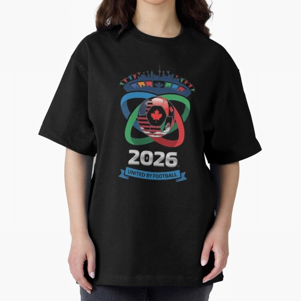 Infinity Loop World Cup 2026 Host Nation Classic T-Shirt Celebrate National Team Dreams in FIFA World Cup 2026 USA Canada Mexico for Fans of CR7 and Messi and Argentina and Brazil, Bringing Fan Favorite Moments, National Team Passion, Big Match