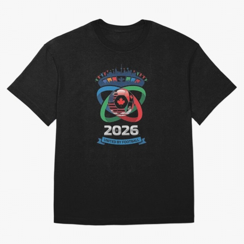 Infinity Loop World Cup 2026 Host Nation Classic T-Shirt Celebrate National Team Dreams in FIFA World Cup 2026 USA Canada Mexico for Fans of CR7 and Messi and Argentina and Brazil, Bringing Fan Favorite Moments, National Team Passion, Big Match