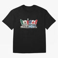 2026 World Cup Opening & Final ¨C Azteca Stadium Mexico & MetLife Stadium USA ¨C Football Design with Mexican, Canadian & US Flags Classic T-Shirt Experience the Global Stage of FIFA World Cup 2026 USA Canada Mexico Spirit, Driven by Spain and