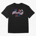 USA 2026 Soccer Ball With Waving Flag - United States Football Team Support? Classic T-Shirt Show Support during Global Football Passion for FIFA World Cup 2026, Built around Neymar, England and Germany, Stadium Memories, Football Loyalty,