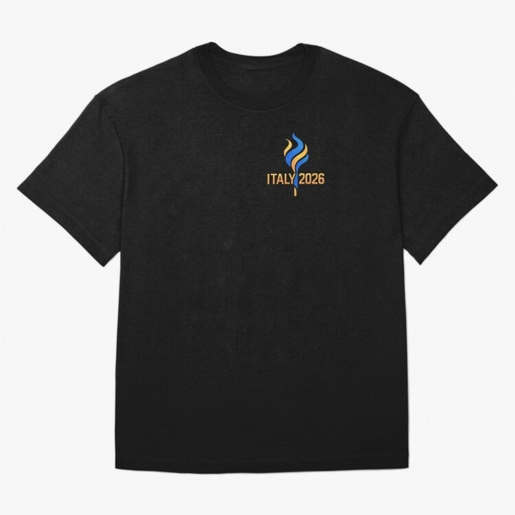 Italy 2026 Minimal Travel Logo Modern Italian Style Classic T-Shirt Keep Football History Alive during Match Day Hype around FIFA World Cup 2026 Group Stage, Haaland, Argentina and Brazil, Global Supporter Spirit, Legendary Goals, National Colors
