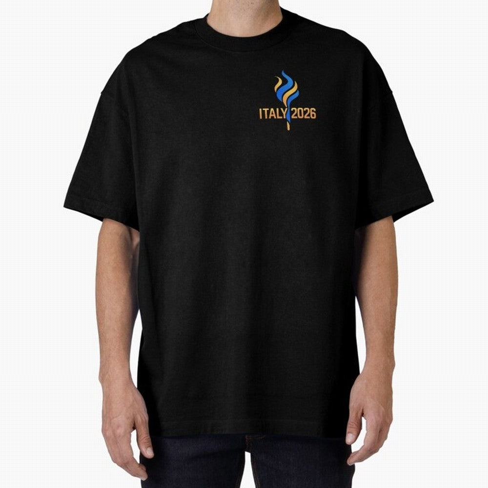 Italy 2026 Minimal Travel Logo Modern Italian Style Classic T-Shirt Keep Football History Alive during Match Day Hype around FIFA World Cup 2026 Group Stage, Haaland, Argentina and Brazil, Global Supporter Spirit, Legendary Goals, National Colors