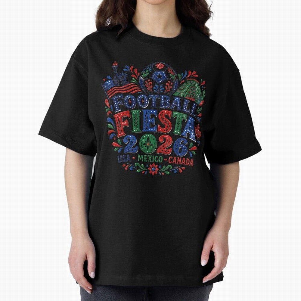 Football Fiesta 2026 USA Mexico Canada Soccer Art Classic T-Shirt Capture FIFA World Cup 2026 Group Stage Filled with CR7 and Messi, Argentina and Brazil Energy, Retro Football Energy, Iconic Rivalries, Trophy Chase Drama and Stadium Atmosphere;