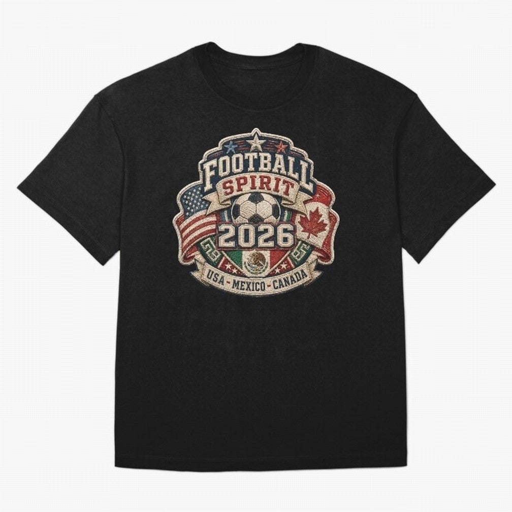 Football 2026 USA Mexico Canada Soccer Championship Fan Art Classic T-Shirt Show Your Love for FIFA World Cup 2026 Group Stage Spirit, Filled with France, Mbappe and Neymar, Retro Football Energy, Iconic Rivalries, Trophy Chase Drama and Stadium