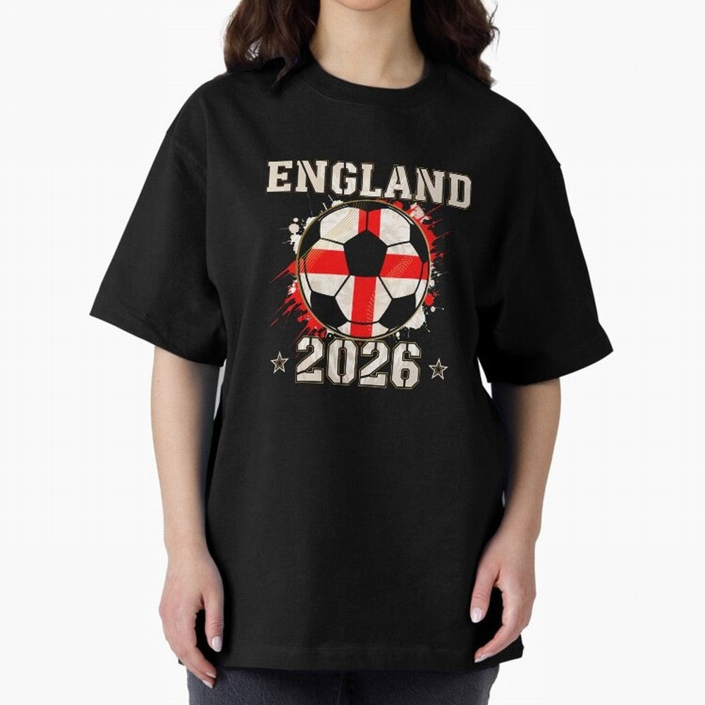 Front Print England Soccer World Cup 2026 - English Fan Gift T-Shirt_84562392 Classic T-Shirt Bring Stadium Energy to Global Football Passion for FIFA World Cup 2026, Driven by Cristiano Ronaldo, Haaland and CR7, Argentina and Brazil, Football