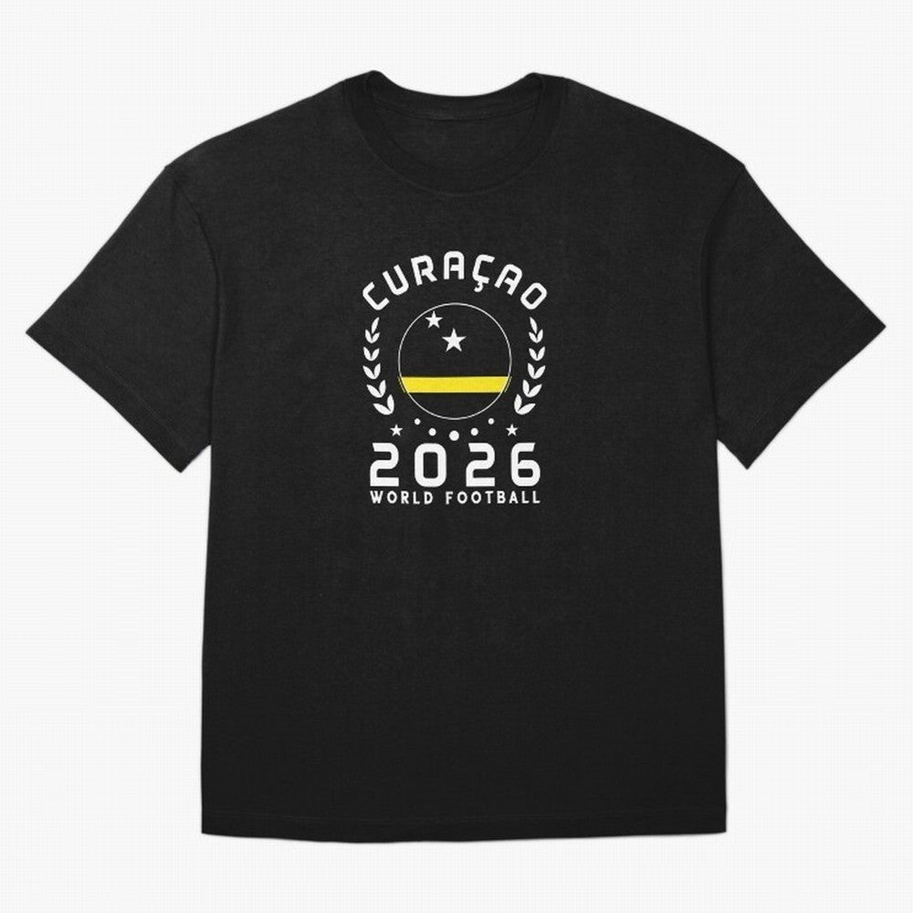 World Cup 2026 Curacao Football Fan Curacaoan Supporter T-Shirt_85310550 Classic T-Shirt Unlock the FIFA World Cup 2026 Journey through Haaland and Mbappe Highlights, France Pride, Vintage Soccer Flavor, Modern Football Stars, National Flags and